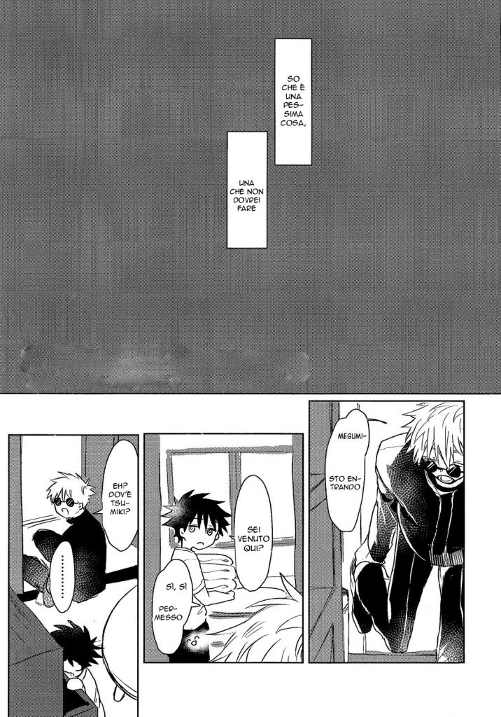(Yougen Kinkyuu SUMMER 2021) [Seichotsuu (Sarae)] Immoralist | Sopprimi il Demone (Jujutsu Kaisen) [Italian] - Page 6