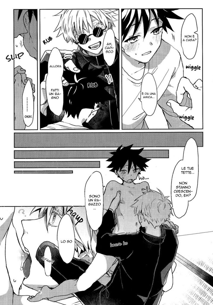 (Yougen Kinkyuu SUMMER 2021) [Seichotsuu (Sarae)] Immoralist | Sopprimi il Demone (Jujutsu Kaisen) [Italian] - Page 7
