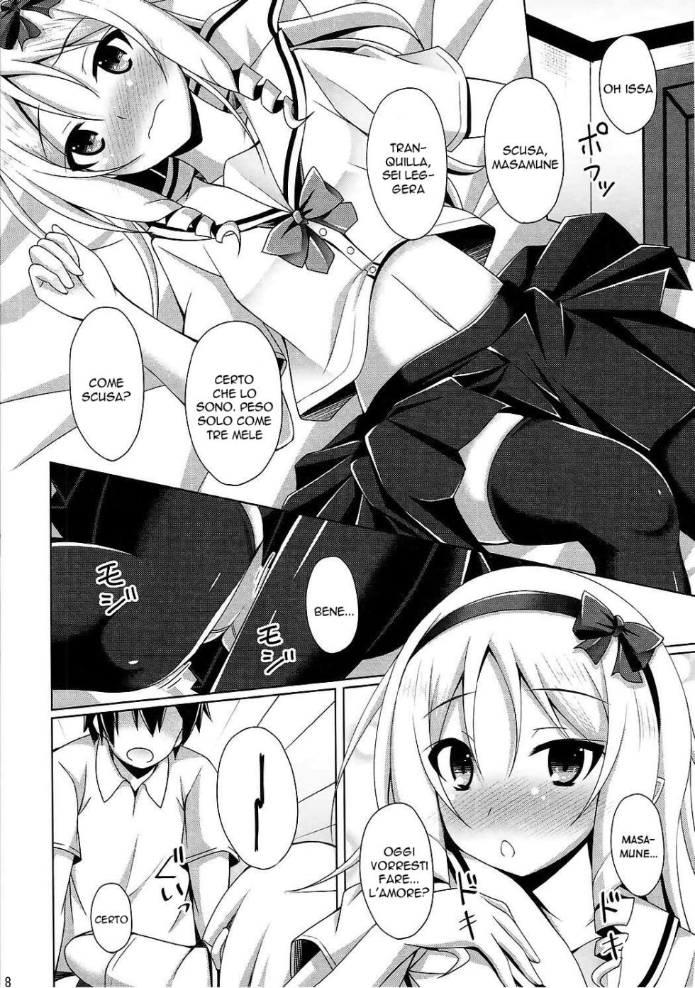 (SC2017 Summer) [Imitation Moon (Narumi Yuu)] Elf-chan to Cosplay Ecchi | Elf in Uniforme (Eromanga Sensei) [Italian] [Decensored] - Page 7