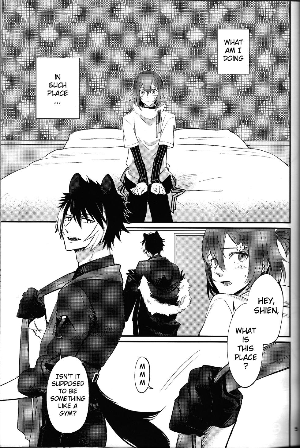 (Tadaima Haishinchu!) [Monjin (Samonji Monji)]  Diet  Koujou Kikan Genryou Hen | Diet Improvement Phase Weight-Loss Part  (Hanasaki Miyabi, Kageyama Shien) [English] - Page 4