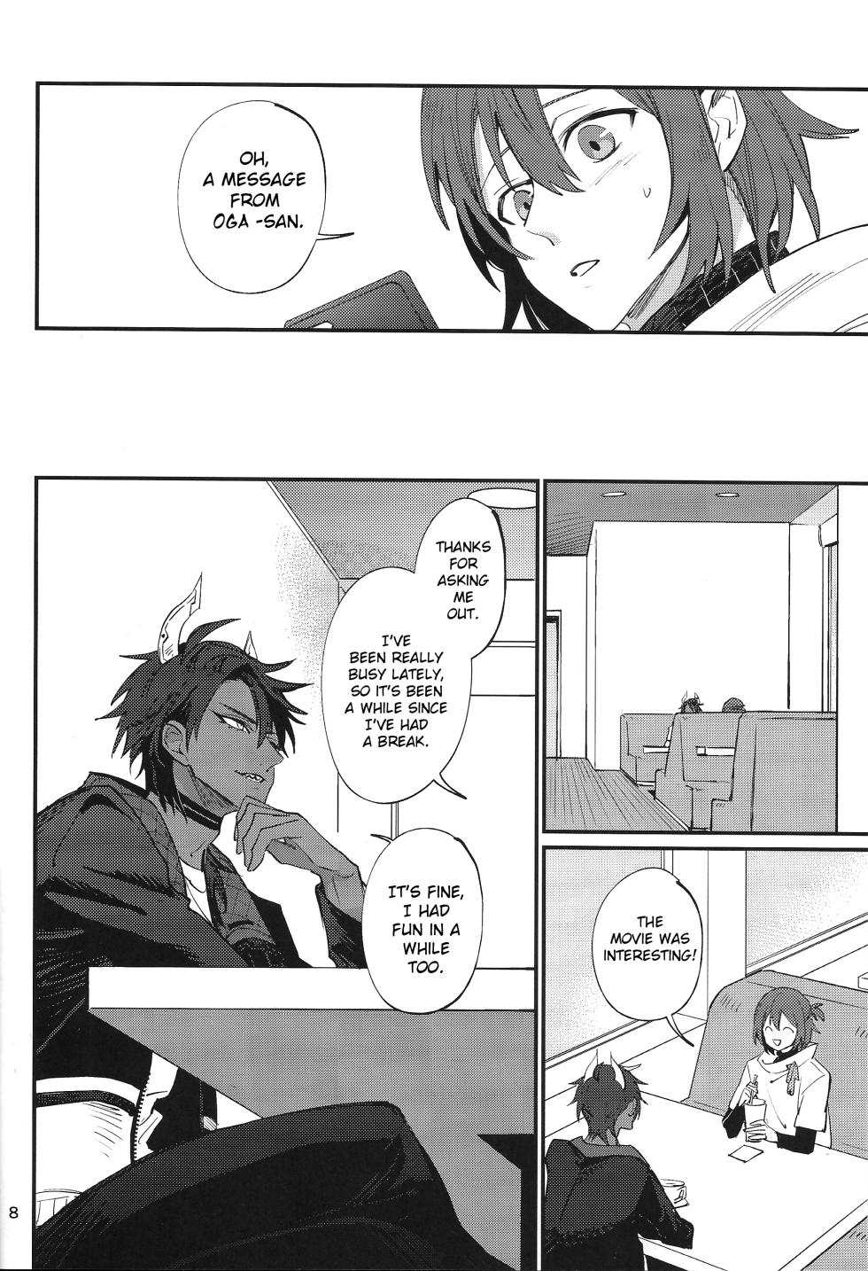 (SUPERKansai29) [Monjin (Samonji Monji)]  Diet  Koujou Kikan KinTra Hen | Diet Improvement Phase. Work-out Part  (Hanasaki Miyabi, Kageyama Shien) [English] - Page 7