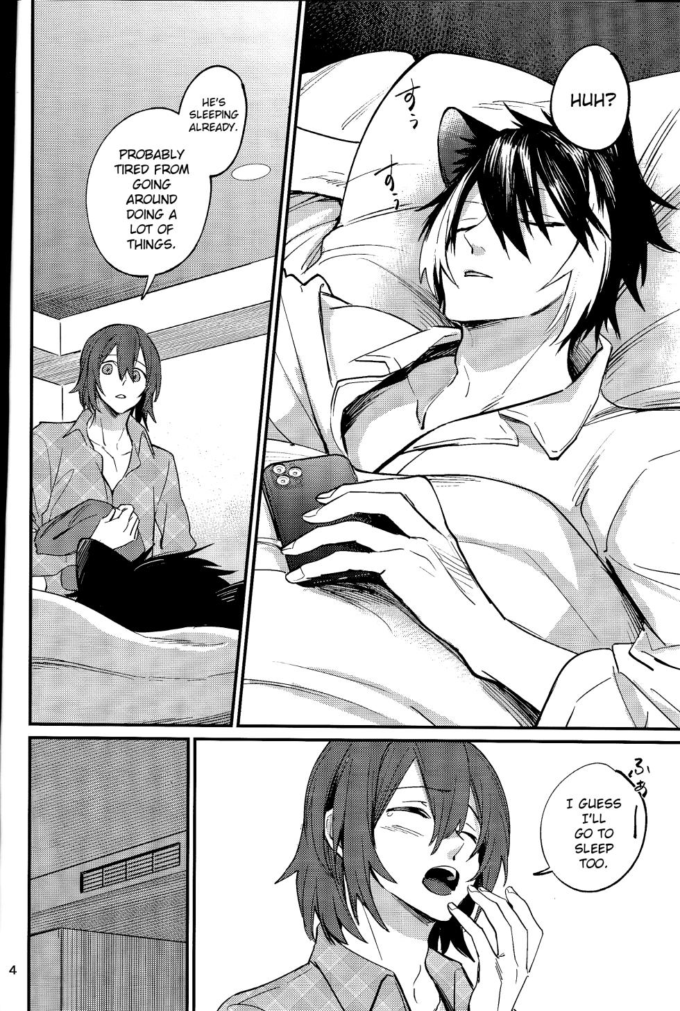 (Tadaima Haishinchu! 5) [Monjin (Samonji Monji)]  Tabi wa Michizure (Hanasaki Miyabi, Kageyama Shien) [English] - Page 3