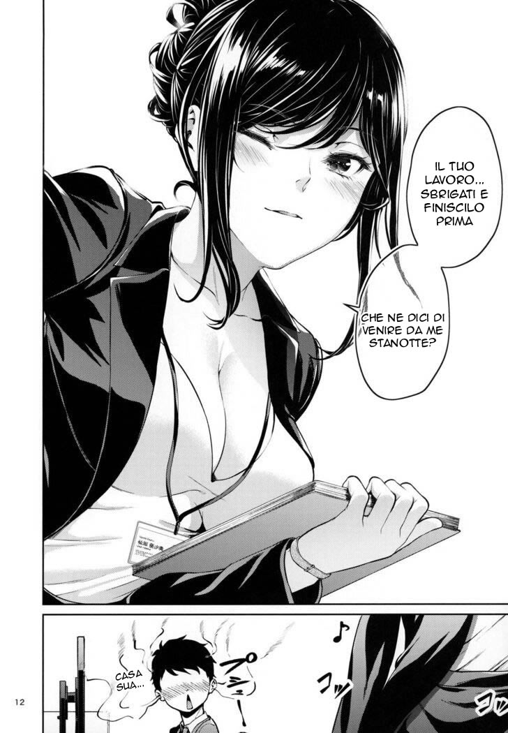 [IV VA SHIN (Mikuni Mizuki)] Shokuba no Senpai | Ti Adoro , Capo [Italian] - Page 11