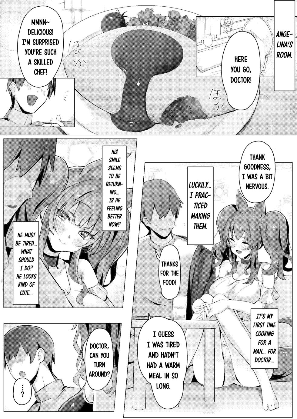 [Neko no Youchuu Kansatsukai (Neko no Youchuu)] Angelina dolce (Arknights) [English] [DKKMD Translations] [Digital] - Page 6