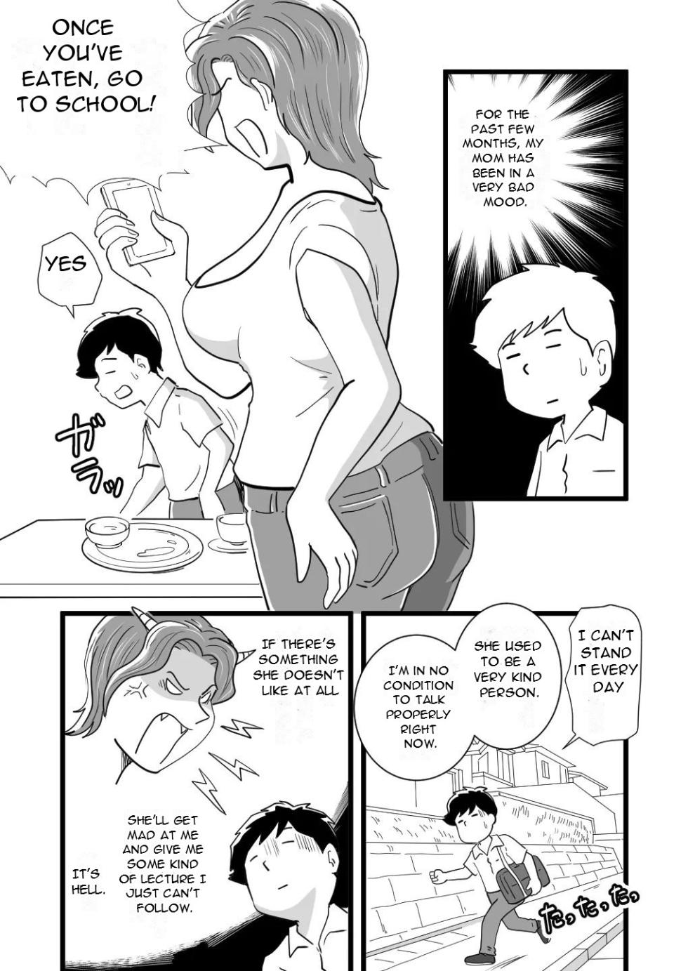 [Momoziri Hustle Dou] Kigen no Warui Haha wo Koufuku ni Saseta Musuko - The Son Who Made His Grumpy Mother Happy [English][DarklordMTLs] - Page 5