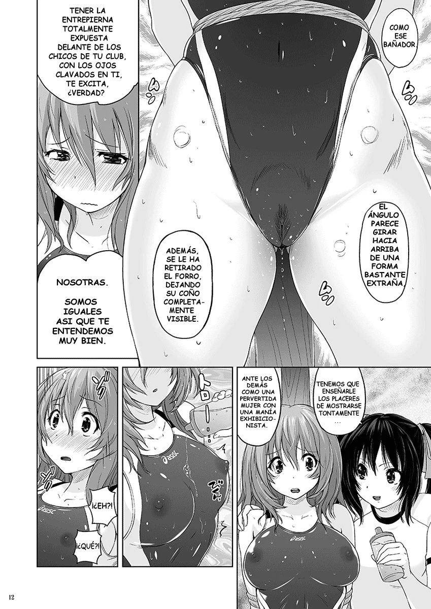 [Nyanko Batake (Murasaki Nyaa)] Muchi Muchi Pinch Kyouei Mizugi [Spanish] [Digital] - Page 11
