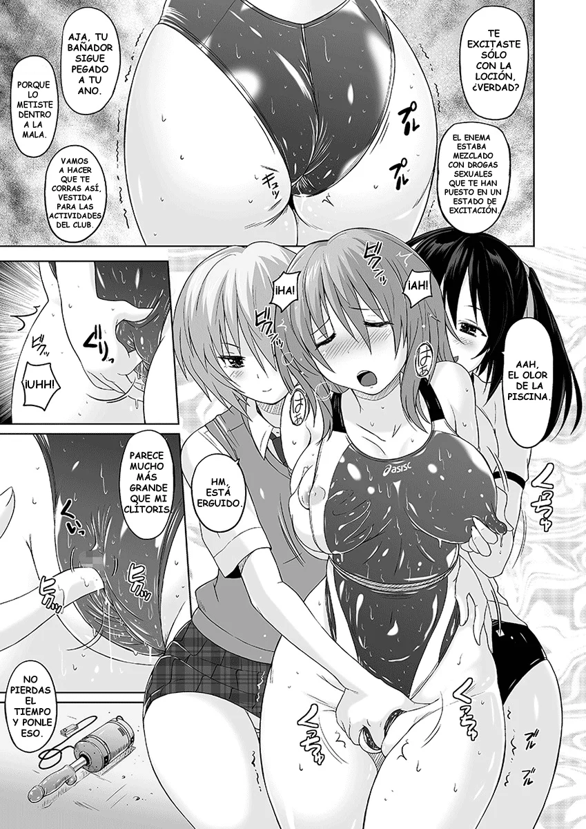 [Nyanko Batake (Murasaki Nyaa)] Muchi Muchi Pinch Kyouei Mizugi [Spanish] [Digital] - Page 12