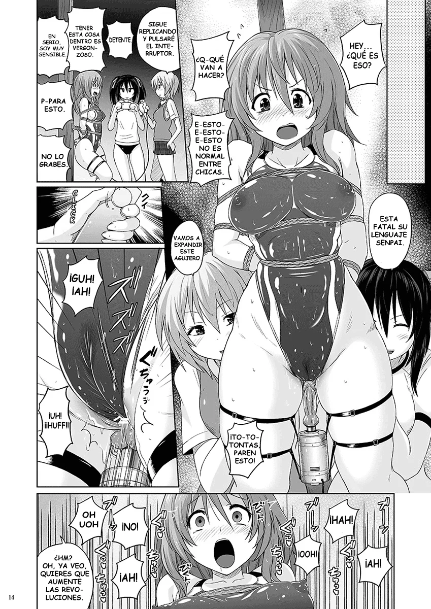 [Nyanko Batake (Murasaki Nyaa)] Muchi Muchi Pinch Kyouei Mizugi [Spanish] [Digital] - Page 13