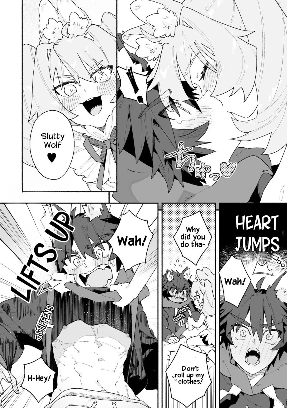 Boy For Bottom: Bunny Girl x Wolf Boy - Page 13