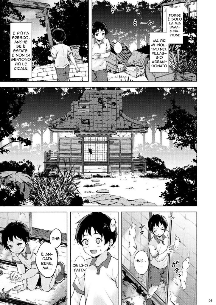 [Echizen Bugyousho (Aramaki Echizen)] Irogami | Il Demone del Villaggio Abbandonato [Italian] [Digital] - Page 5