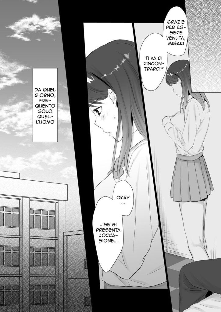 [Shirokuroino] Namahame Enkou JK no Sonogo | Un Lavoro molto Semplice [Italian] - Page 9