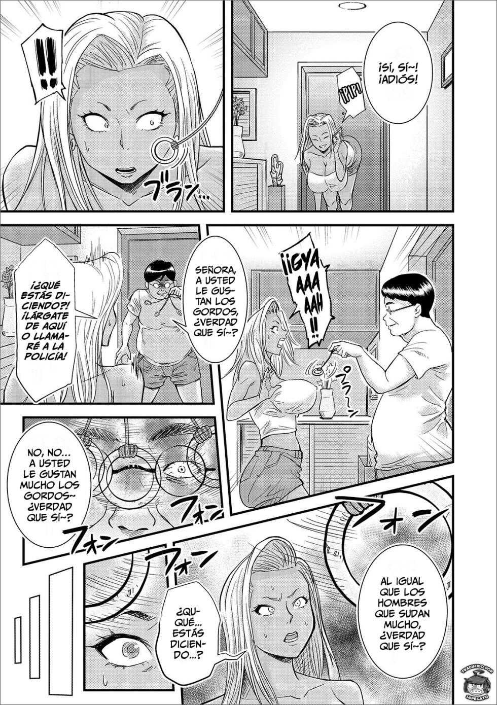 [Nobishiro] Saimin Debu VS Moto Yan Hitozuma | Gordo Hipnotizador vs. Ex-Maleante Casada [Spanish] [SapeGatu] [Traducción en Proceso] - Page 3