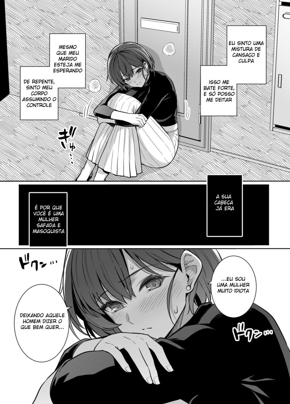 [Royal Bitch (Haruhisky)] Tsuma ga, Tanin no Mesu ni naru made. Ura — Short Cut Kyonyuu Tsuma Sasaki Misaki no Baai — [Parte 2] | Até Que Minha Esposa Se Torne A Fêmea de Outro Homem. O Lado Oculto ― A Esposa Peituda de Cabelo Curto: O Caso de Sasaki Misaki. ― [Parte 2] [Portuguese-BR] [Digital] - Page 16