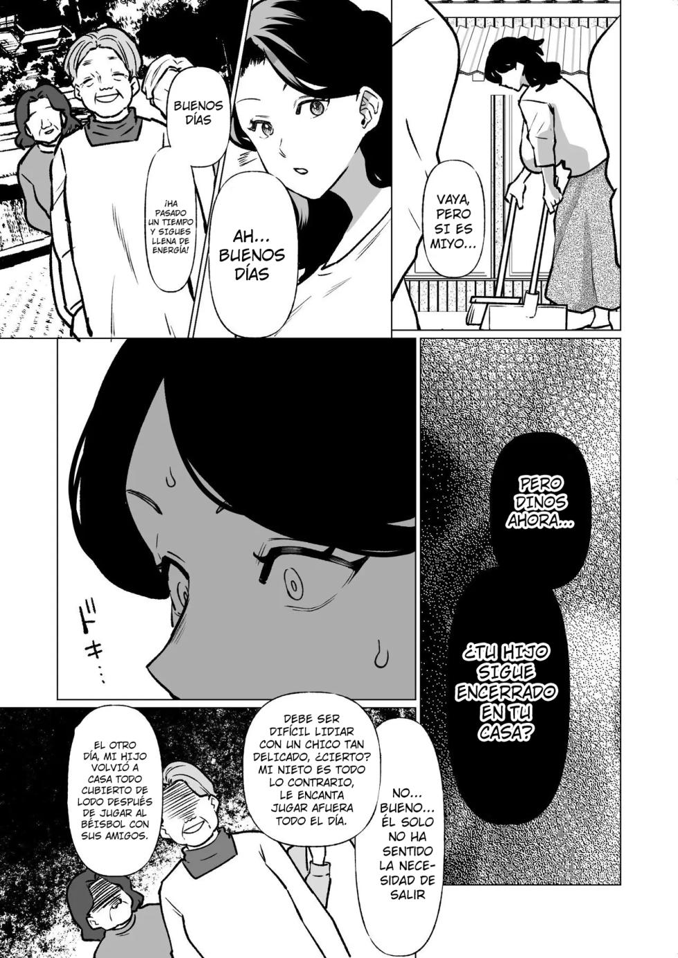 [Katano Chika] Kioku no Bus-tei de -Musuko to Ochiru Yoru- (Megane Nashi) | La Noche que me Entregué a mi Hijo en la Parada del Bus (Versión Sin Lentes) [Spanish] [Hell Translations] - Page 6