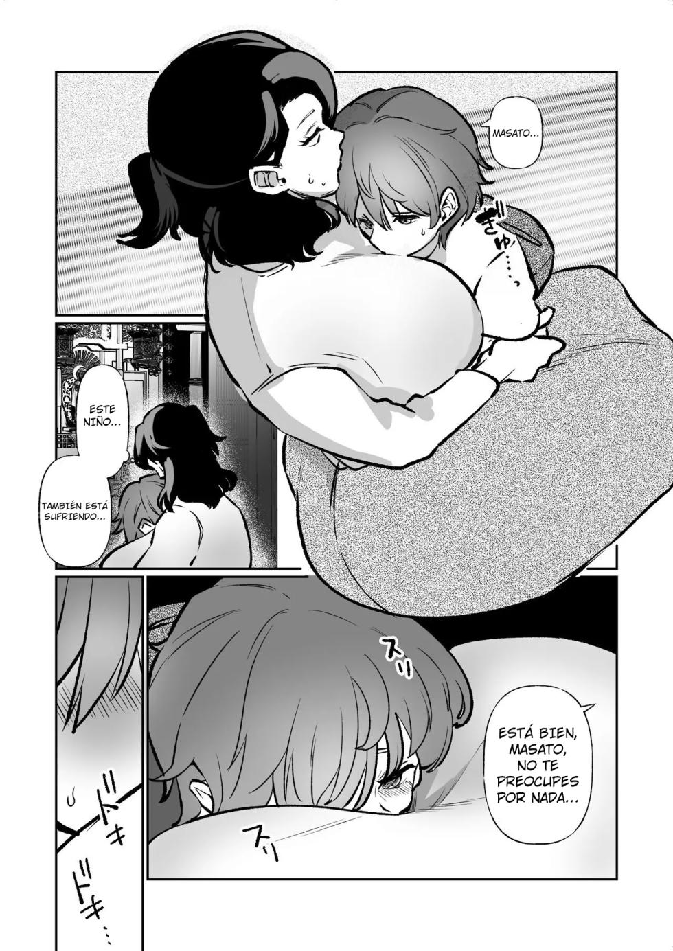 [Katano Chika] Kioku no Bus-tei de -Musuko to Ochiru Yoru- (Megane Nashi) | La Noche que me Entregué a mi Hijo en la Parada del Bus (Versión Sin Lentes) [Spanish] [Hell Translations] - Page 10