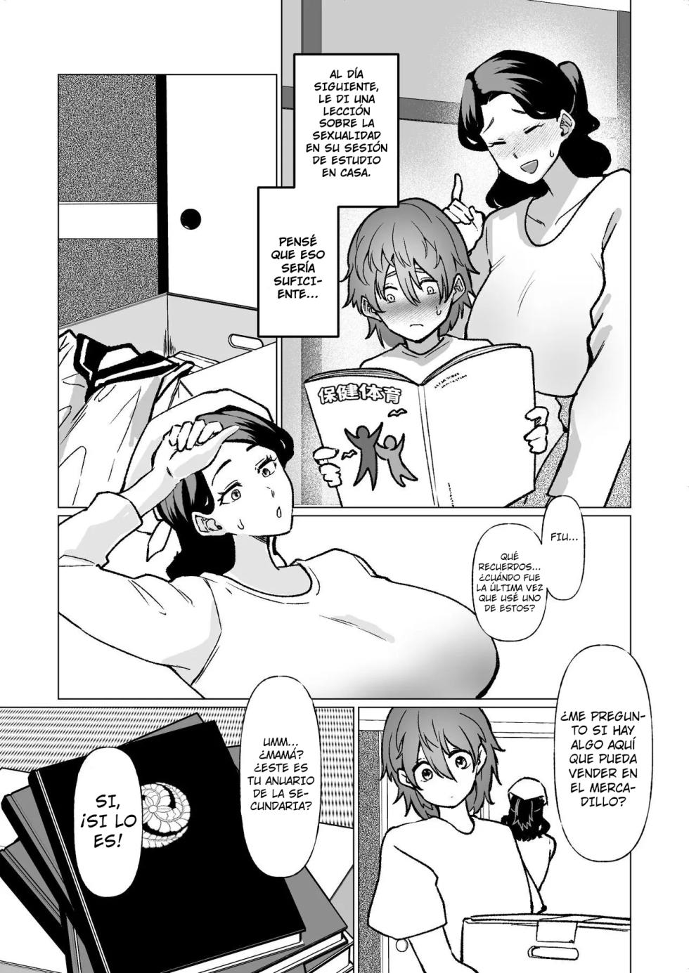 [Katano Chika] Kioku no Bus-tei de -Musuko to Ochiru Yoru- (Megane Nashi) | La Noche que me Entregué a mi Hijo en la Parada del Bus (Versión Sin Lentes) [Spanish] [Hell Translations] - Page 26