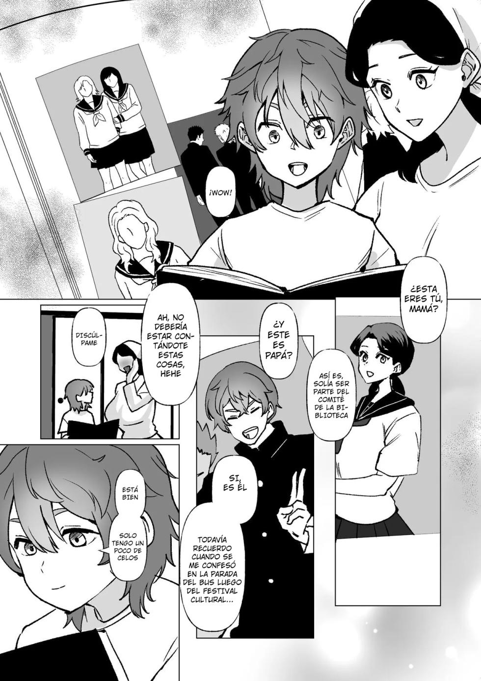 [Katano Chika] Kioku no Bus-tei de -Musuko to Ochiru Yoru- (Megane Nashi) | La Noche que me Entregué a mi Hijo en la Parada del Bus (Versión Sin Lentes) [Spanish] [Hell Translations] - Page 27