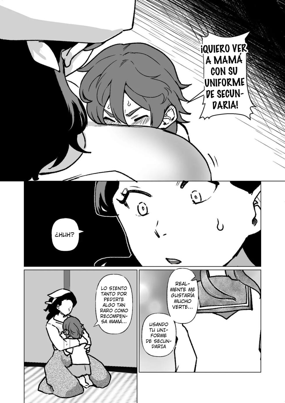 [Katano Chika] Kioku no Bus-tei de -Musuko to Ochiru Yoru- (Megane Nashi) | La Noche que me Entregué a mi Hijo en la Parada del Bus (Versión Sin Lentes) [Spanish] [Hell Translations] - Page 30