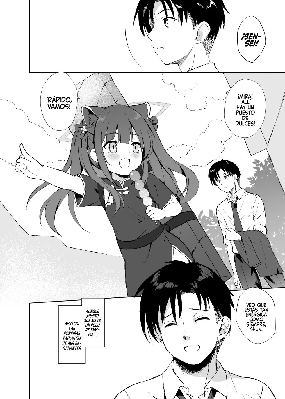 [DOGYEAR (Kujou Danbo)] Neverland ni Torawarete - Trapped in Neverland (Blue Archive) [Spanish] [Rakuen Translations] [Digital] - Page 3