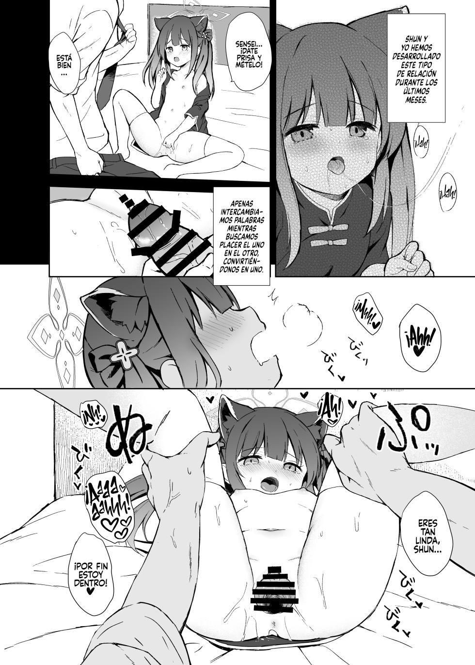 [DOGYEAR (Kujou Danbo)] Neverland ni Torawarete - Trapped in Neverland (Blue Archive) [Spanish] [Rakuen Translations] [Digital] - Page 5
