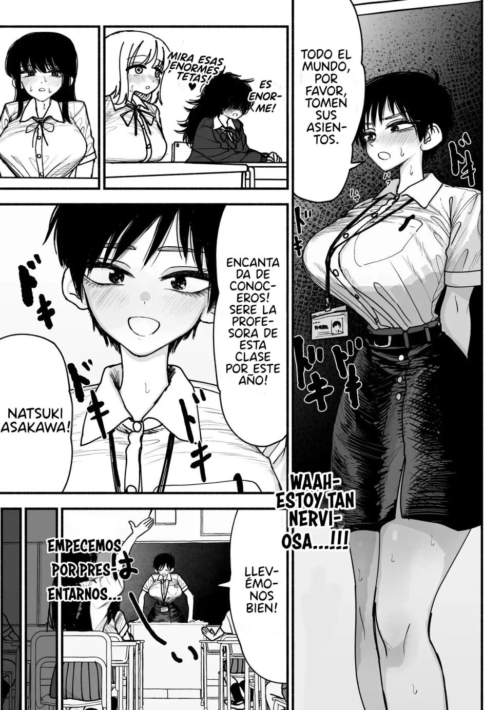 [Nagayama (Agagaga)] Futanari Joshikou no Onaho ~Itsudemo Sex Sasete Kureru Kiyowa de Yasashii Koushinchou Kyonyuu Sensei~ [Spanish] [Culto a Slanesh] - Page 5