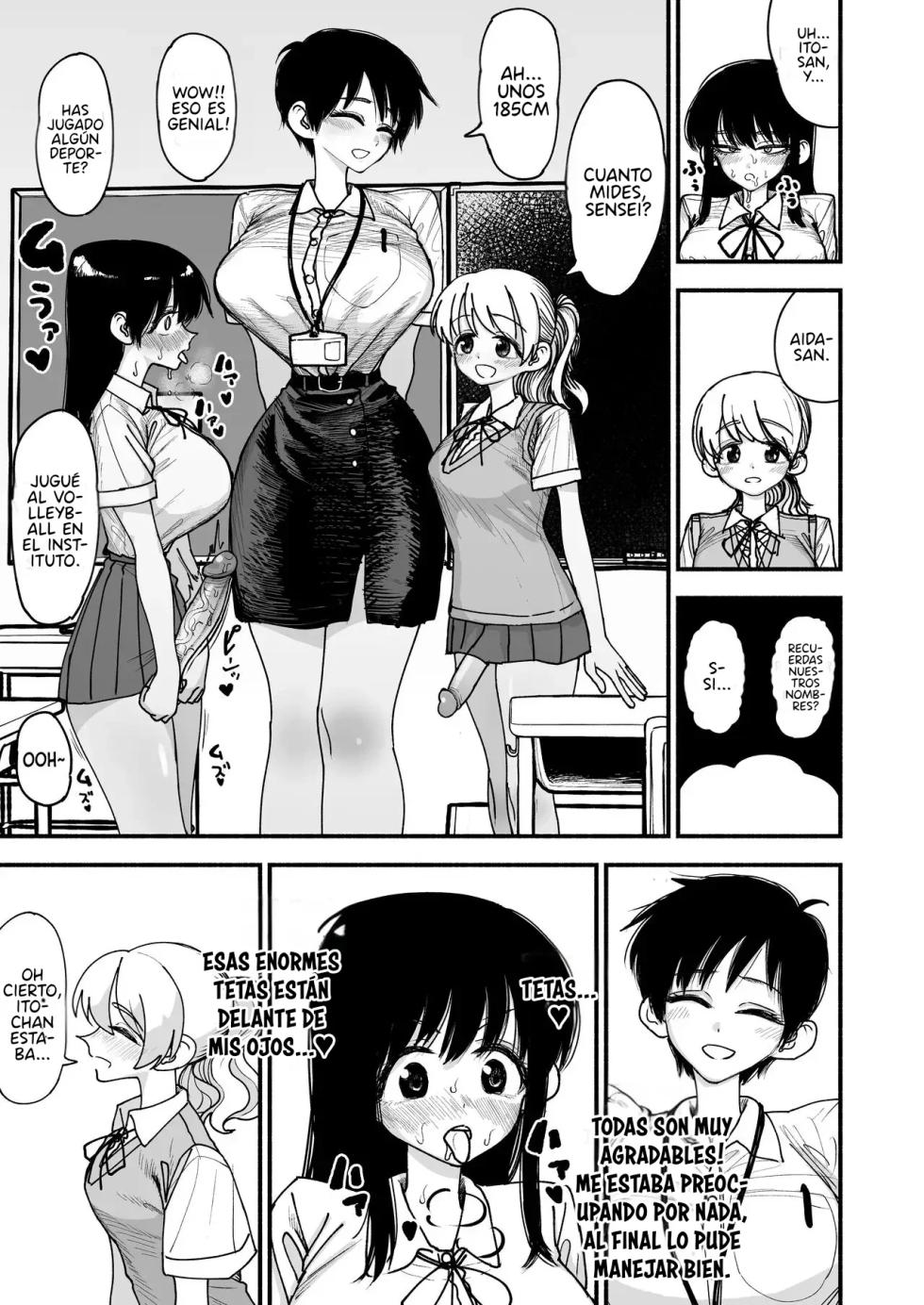 [Nagayama (Agagaga)] Futanari Joshikou no Onaho ~Itsudemo Sex Sasete Kureru Kiyowa de Yasashii Koushinchou Kyonyuu Sensei~ [Spanish] [Culto a Slanesh] - Page 7