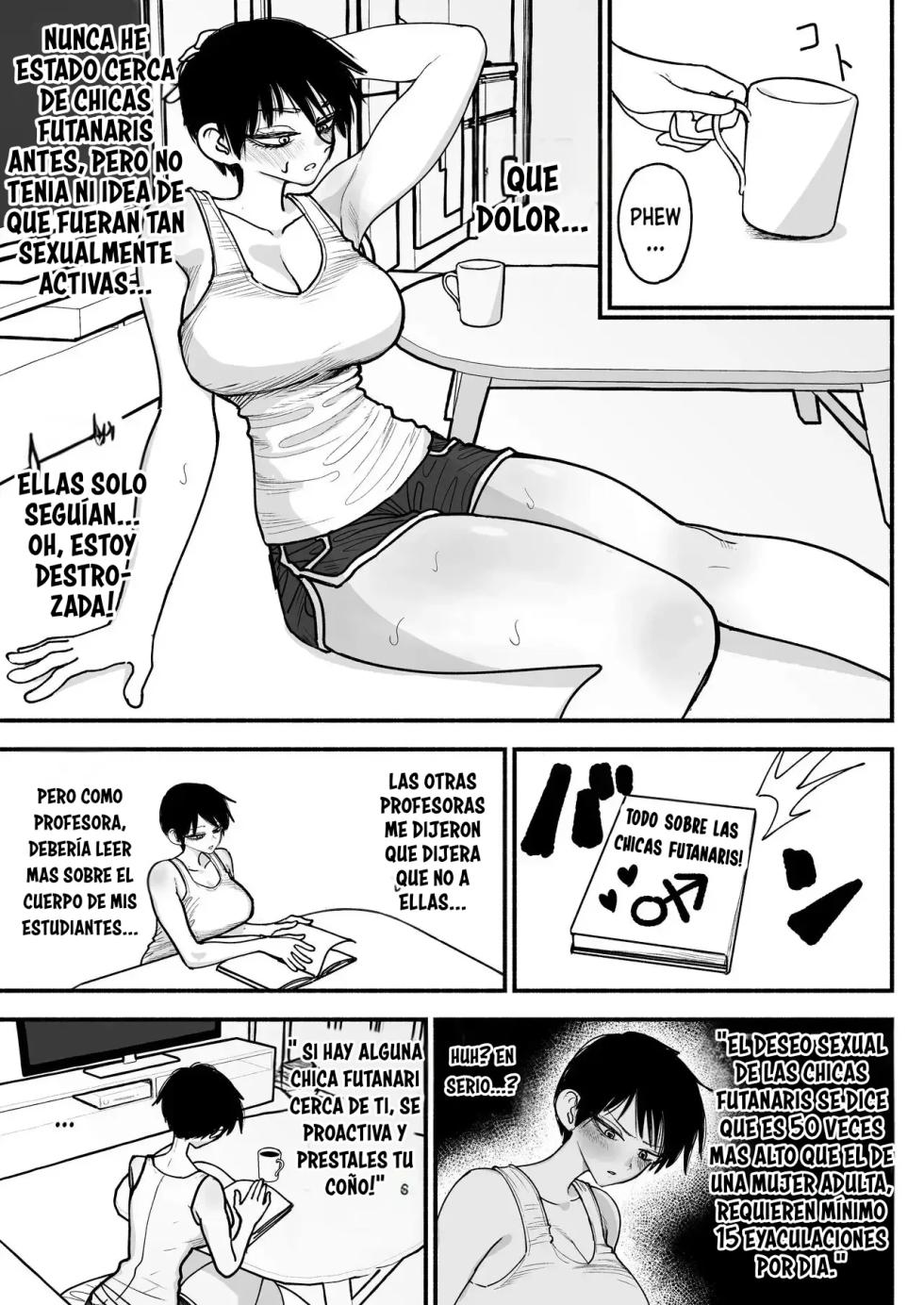 [Nagayama (Agagaga)] Futanari Joshikou no Onaho ~Itsudemo Sex Sasete Kureru Kiyowa de Yasashii Koushinchou Kyonyuu Sensei~ [Spanish] [Culto a Slanesh] - Page 27