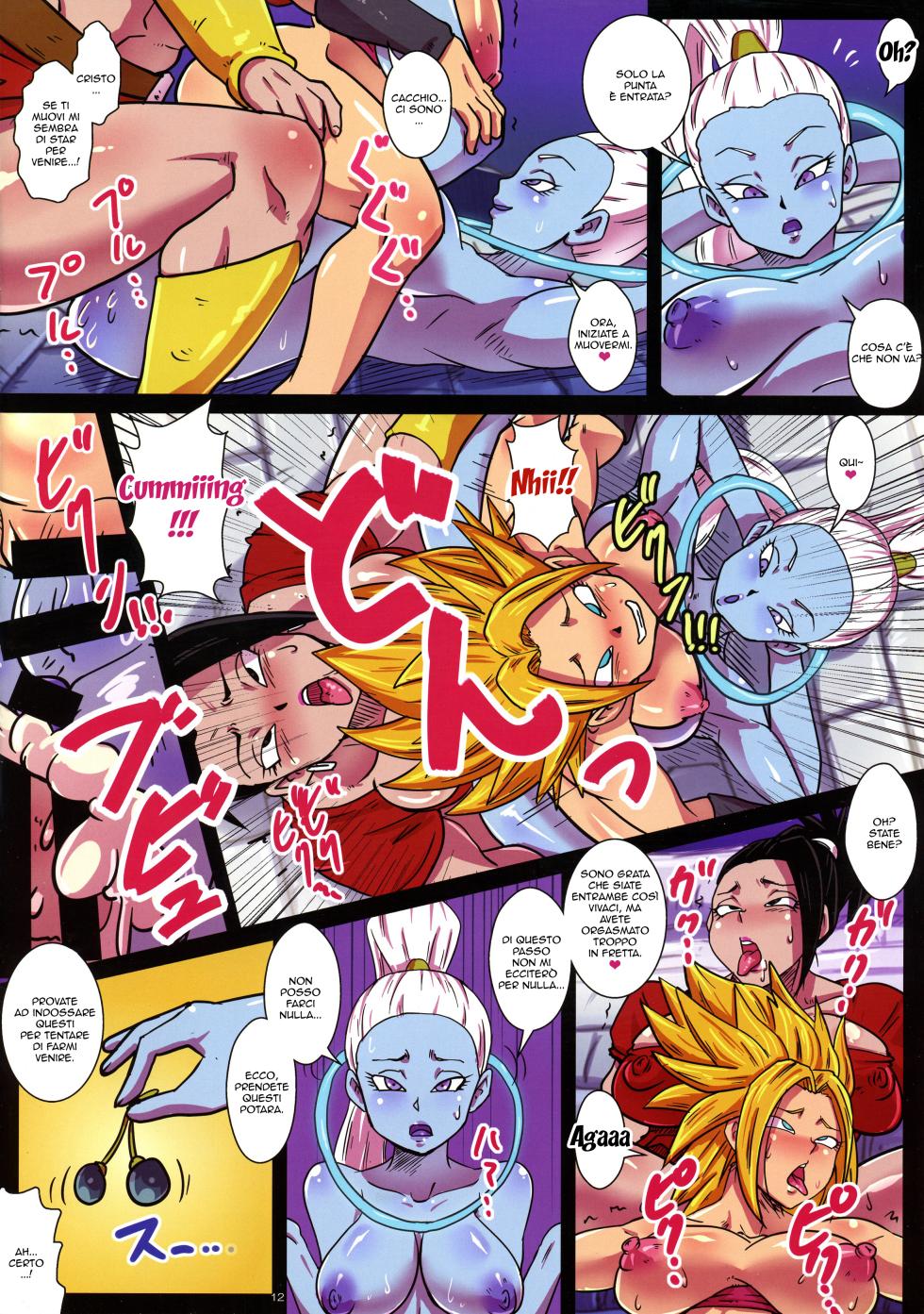 (C95) [Yuzuponz (Rikka Kai)] Dai 6 Uchuu no Tenshi to Saranaru Chou Tokkun | L'Angelo del Sesto Universo e L'Allenamento Speciale (Dragon Ball Super) [Italian] - Page 13
