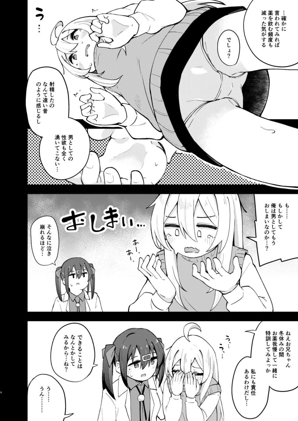 [Oojikake (Yamaya Oowemon)] Onnanoko ni Naresugite Shimatte Ushinawareta Onii-chan no Otoko no Jishin o Torimodosu H na Hon (Onii-chan wa Oshimai!) [Digital] - Page 5