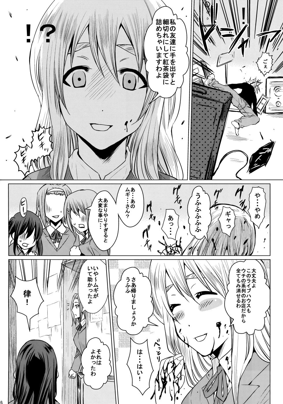 (C81) [Heta no Yoko Zuki (Dunga)] Kakitare!! (K-ON!) - Page 15