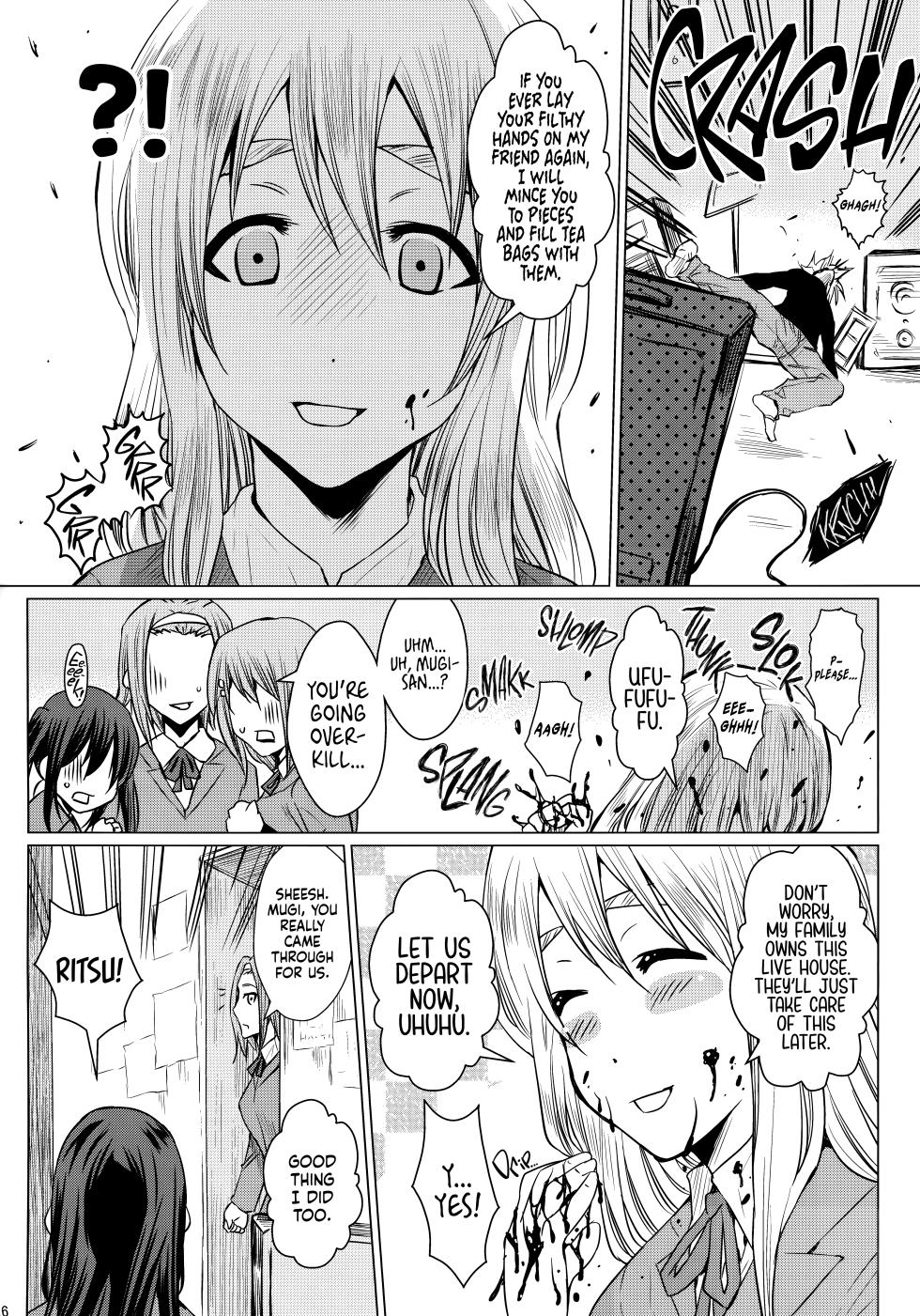 (C81) [Heta no Yoko Zuki (Dunga)] Kakitare!! ー Sex Pet! (K-ON!) [English] [head empty] - Page 15