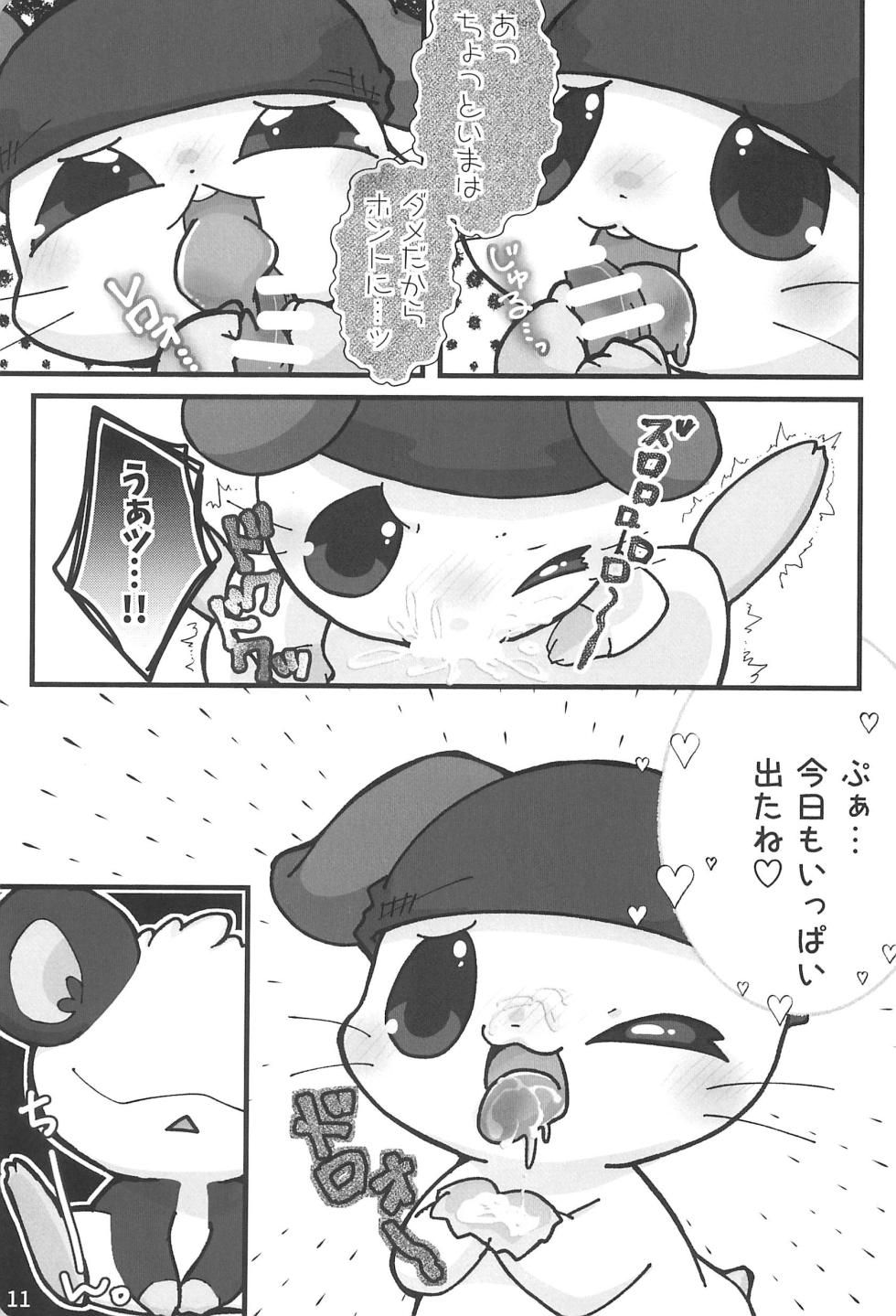 (Kansai Kemoket 9) [Haneru Hi (084)] Motto xx Oshiete! Panda-kun (Hamtaro) - Page 13