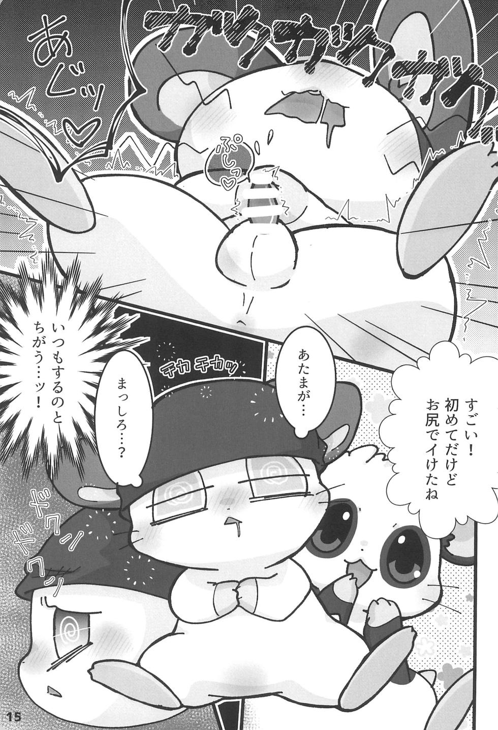 (Kansai Kemoket 9) [Haneru Hi (084)] Motto xx Oshiete! Panda-kun (Hamtaro) - Page 17