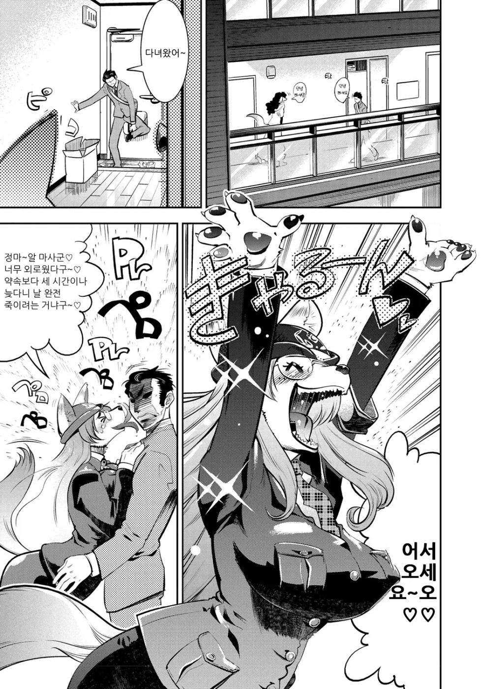 [Kemonono★] DOGGY MAGGY - Dog and cat, sheep, fox, wolf, rabbit... Everyone looks sexual! Ch.1-3 [Korean] [Decensored] [Digital] - Page 37