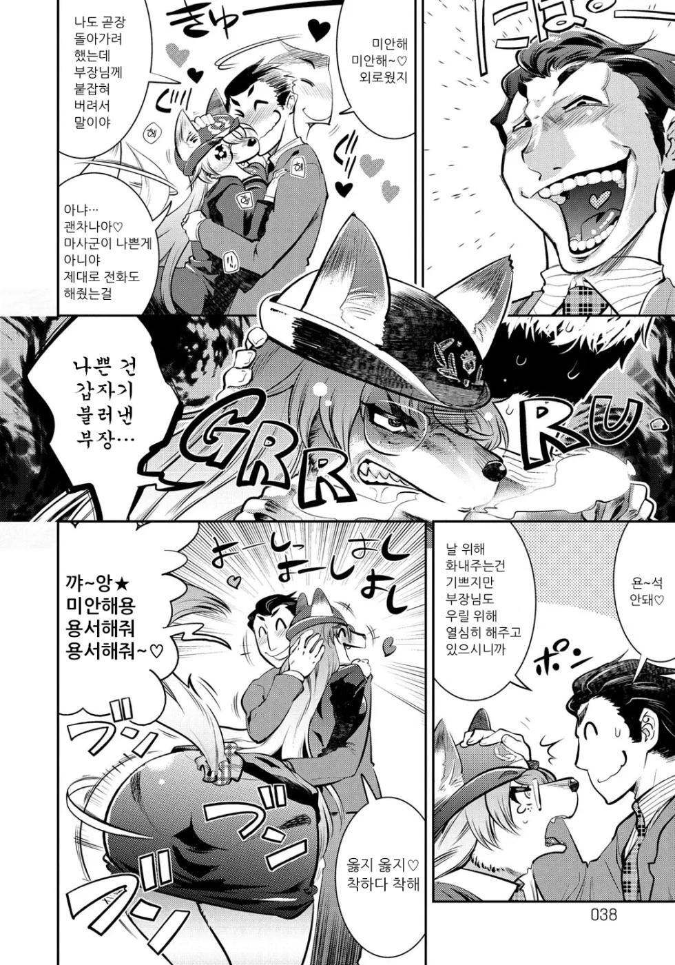 [Kemonono★] DOGGY MAGGY - Dog and cat, sheep, fox, wolf, rabbit... Everyone looks sexual! Ch.1-3 [Korean] [Decensored] [Digital] - Page 38