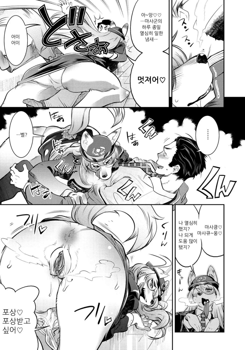 [Kemonono★] DOGGY MAGGY - Dog and cat, sheep, fox, wolf, rabbit... Everyone looks sexual! Ch.1-3 [Korean] [Decensored] [Digital] - Page 39