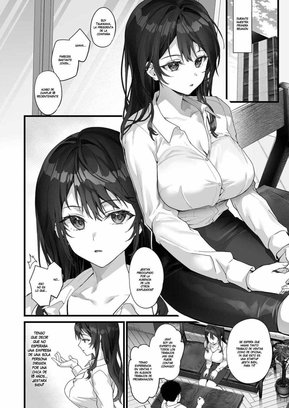 [sagejoh (sage joh)] JK Chuutai Tsuyogari Shachou ga Buka no Fusei ni Make Midara ni Koshi o Furi Netoru made | La Presidenta de la Compañía [Español] [UNION ANIME + Neko Time] [Sin Sensura] [Digital] - Page 4