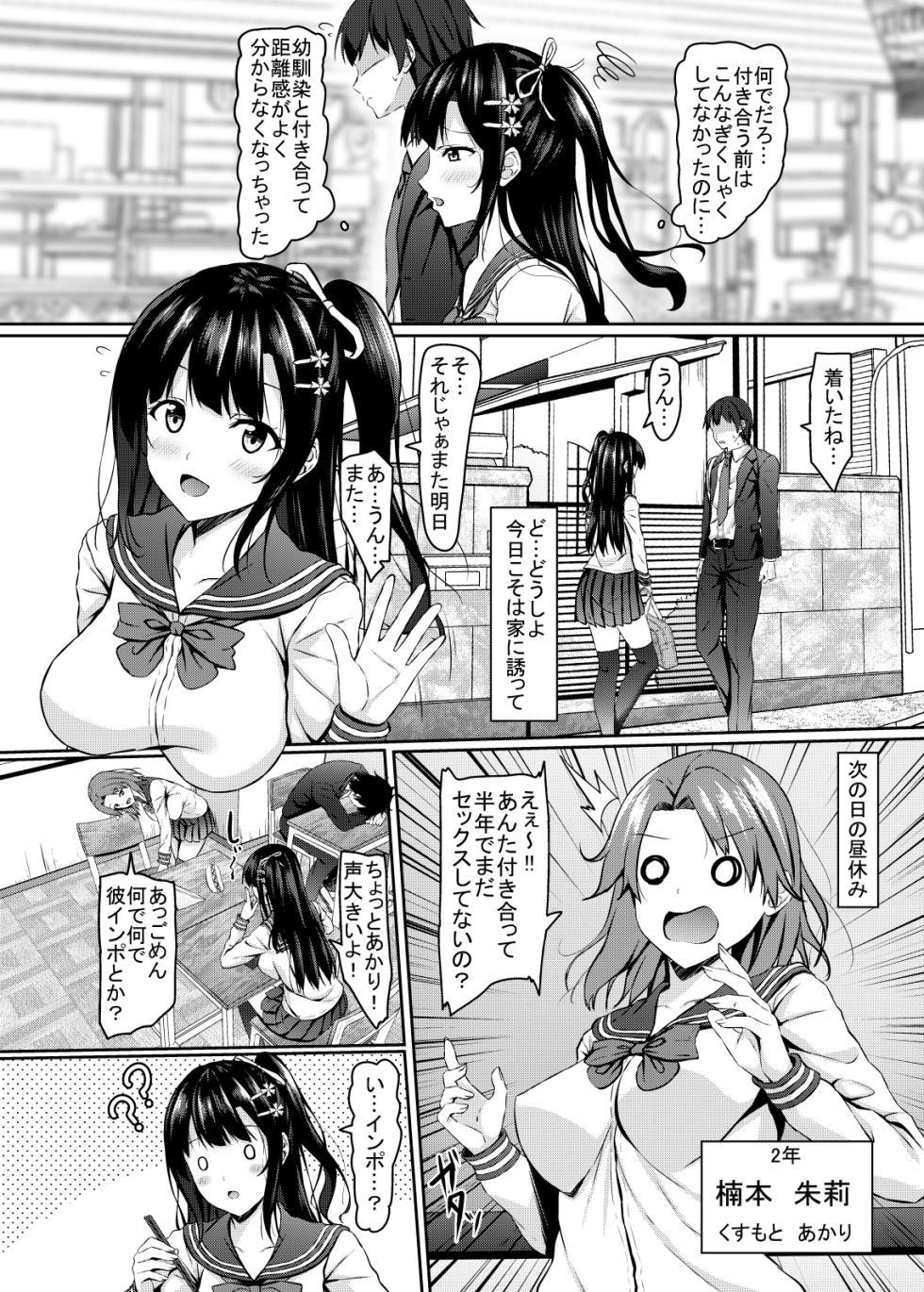 [Akanagi (Aikawa Tatsuki)] Okute jk Osananajimi no Seiippai [Digital] - Page 4