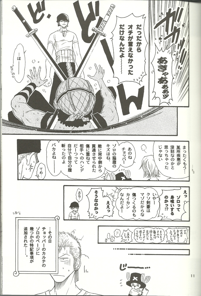 [Zi:-Rush! (Me Sagino)] Nichijou Zatsuji (One Piece) - Page 10