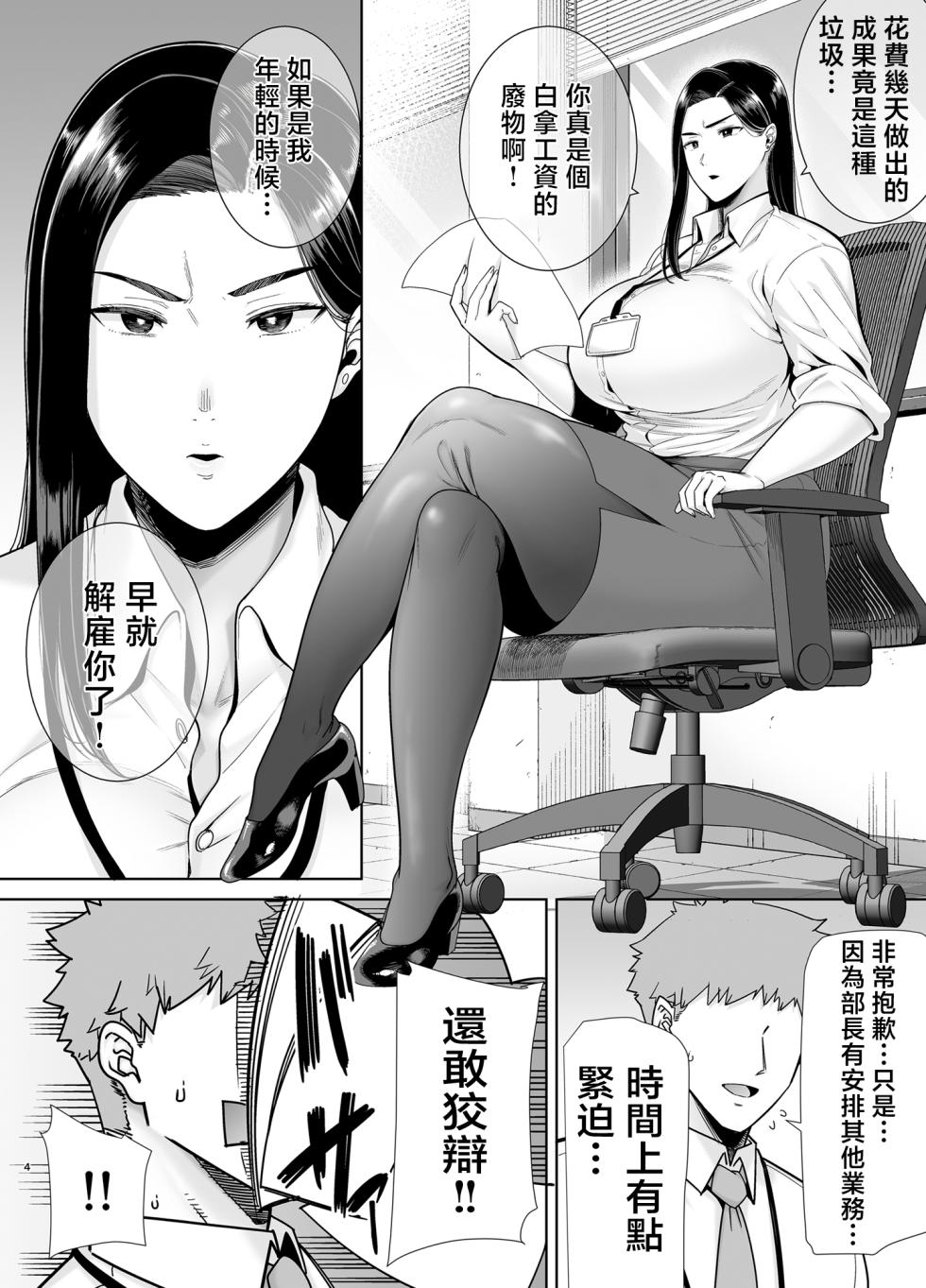 [DOLL PLAY (Kurosu Gatari)] PowerHara Onna Joushi to Shachiku-kun | 職權騷擾女上司與社畜君 [Chinese] - Page 3