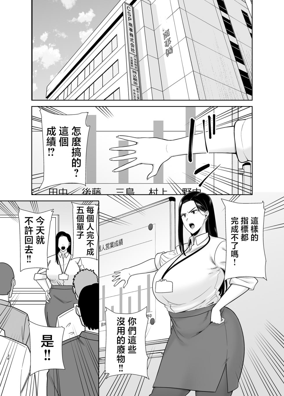 [DOLL PLAY (Kurosu Gatari)] PowerHara Onna Joushi to Shachiku-kun | 職權騷擾女上司與社畜君 [Chinese] - Page 35