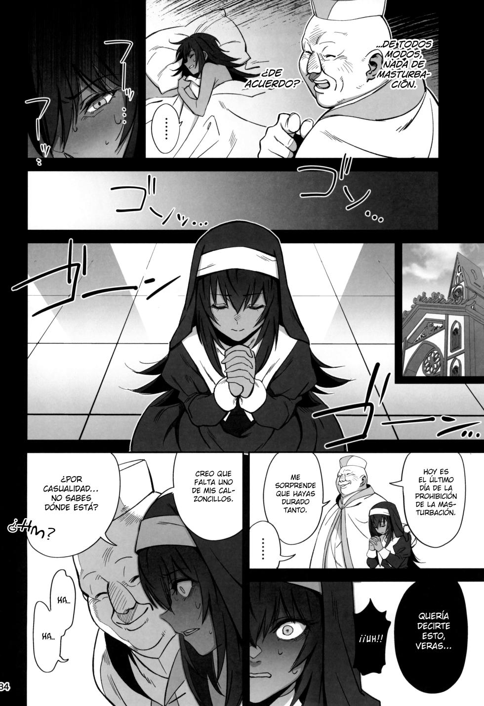 (C104) [Dokudami (Okita Ababa)] Mori o Mamoru Ookami Shoujo ga Inkou Shisai ni NTRreta Hanashi  [Spanish] [Hellsing Scans] - Page 34