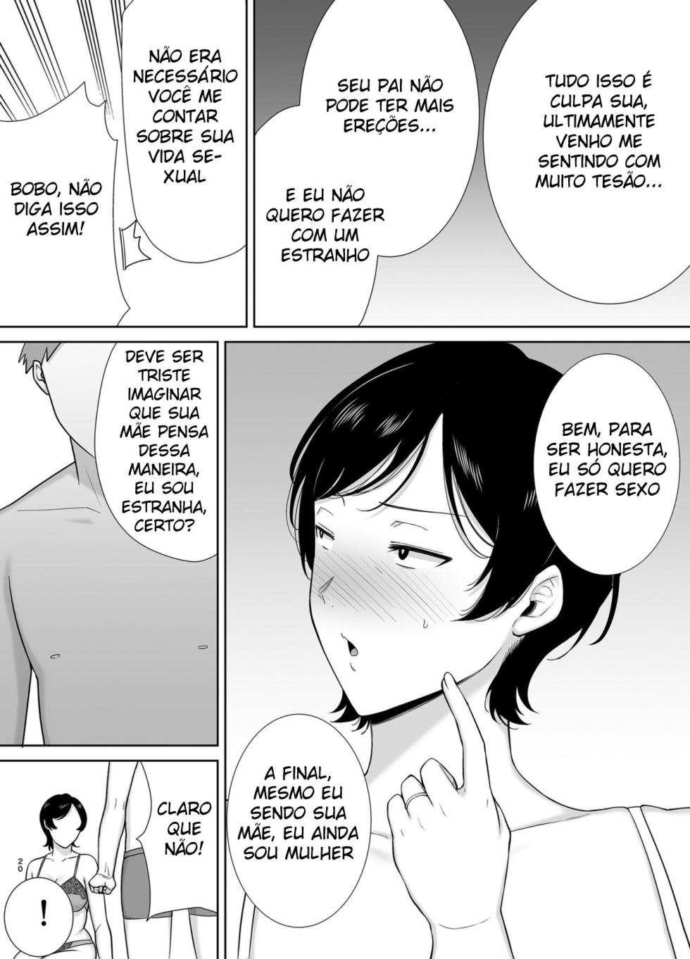 [Boin-do (Siberian Hahasky)] Kaa-san Datte Onna Nandayo! 1-3 | Mães São Mulheres Também! 1-3 [Portuguese-BR] [Digital] - Page 19