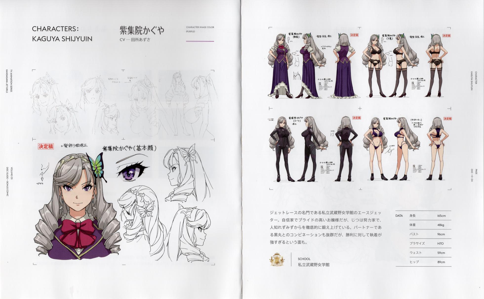 Kandagawa JET GIRLS DVD Bonus Booklets - Manga + Character Art - Page 29
