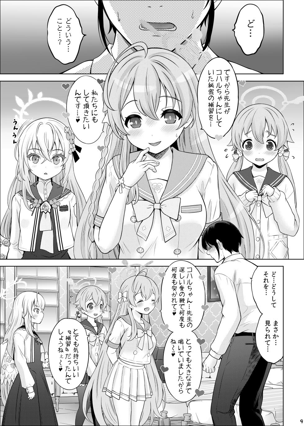 [Nekoyashiki (Nekodanshaku)] Himitsu no Hoshuu Jugyou (Blue Archive) [Digital] - Page 8