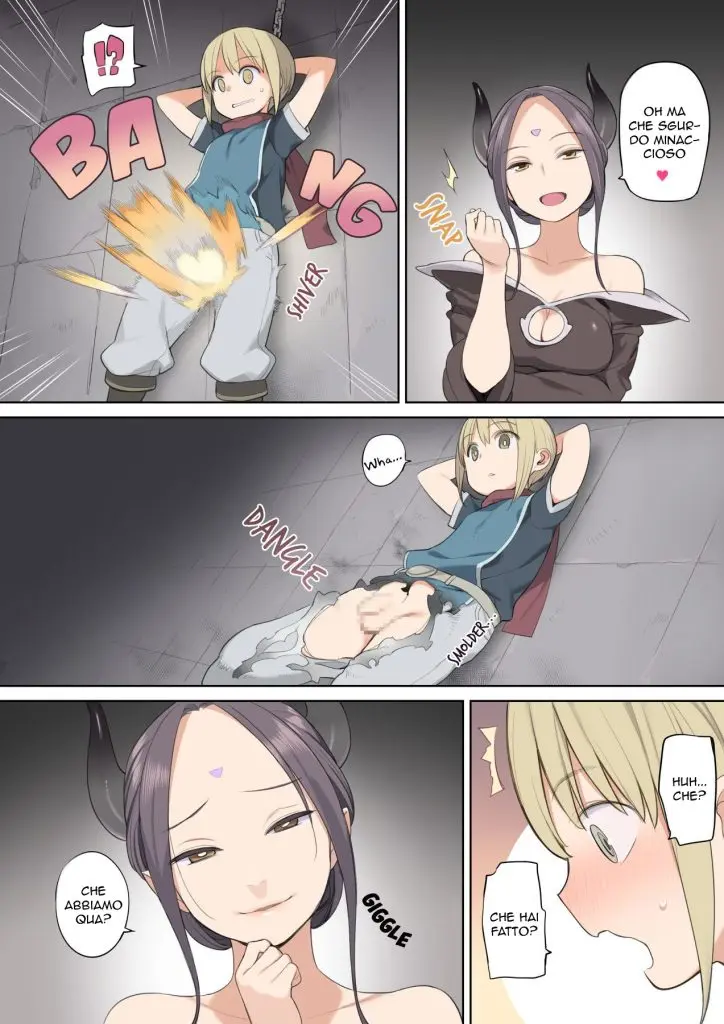 Toraware Yuusha To Maou (Onna) To Elf | Una Sconfitta Piacevole [Italian] - Page 3