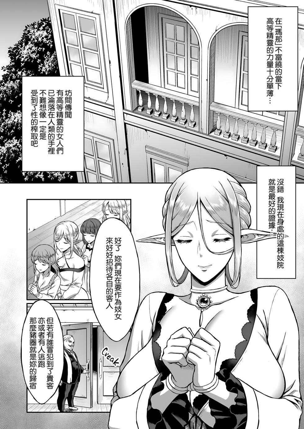 [H.B.A (うさぎなごむ)] 黄昏の娼エルフ 1-7  [无修正] [中国翻訳] - Page 8