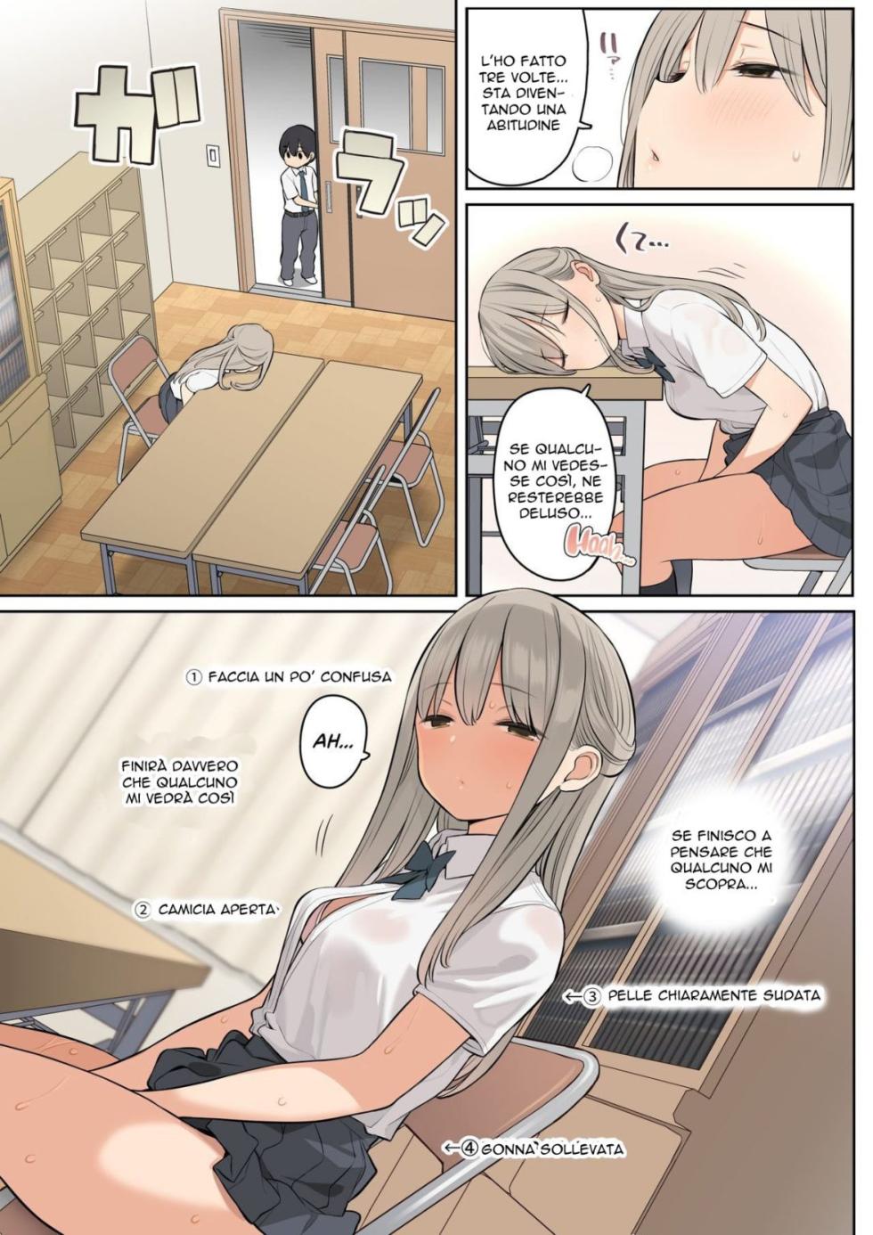 [Higuma-ya (Nora Higuma)] Medatanai Sonzai no Boku ga Takane no Hana no Senpai to Ecchi na Kankei ni Nacchatta Hanashi | Lei è fuori dalla mia portata [Italian] - Page 4