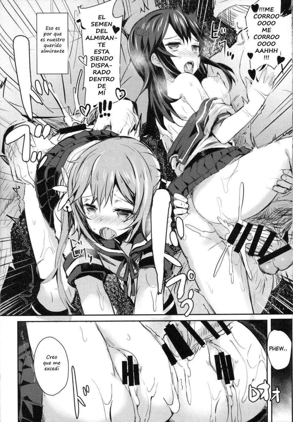 [kanemasita (Kaneta)] Watashi-tachi no Teitoku | Nuestro Almirante (Kantai Collection -KanColle-) [Spanish] [Lamasorca] - Page 20