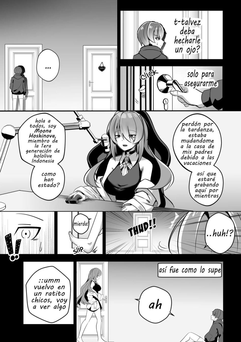 [Raikko9] THE YOU ONLY I KNOW (Moona Hoshinova) [Spanish] [Fans de Hololive] - Page 5